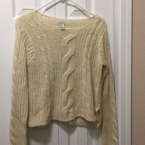Forever 21 Cable Knit Sweater